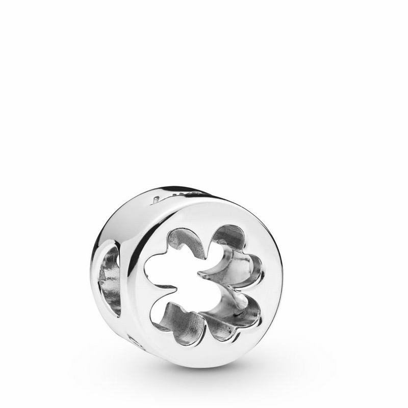 Pandora Clover Cut Out Charm - Sterling Silver - Canada | QD2416BG